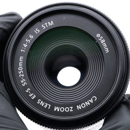 Canon EF-S 55-250mm F4-5.6 IS STM レンズ キヤノン EFマウント