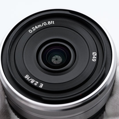 SONY E 16mm F2.8 SEL16F28 レンズ ソニー Eマウント