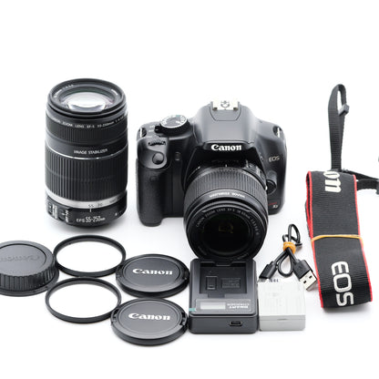Canon EOS Kiss X2 ダブルズームキット   デジタル一眼レフ キヤノン EFマウント