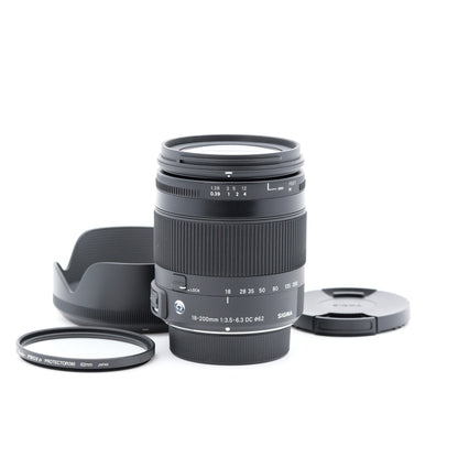 SIGMA  18-200mm F3.5-6.3 Contemporary DC MACRO OS HSM レンズ ニコン Fマウント