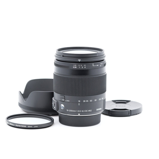SIGMA  18-200mm F3.5-6.3 Contemporary DC MACRO OS HSM レンズ ニコン Fマウント