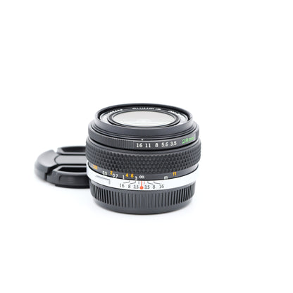 OLYMPUS G.ZUIKO AUTO-W 28mm F3.5 レンズ オリンパス OMマウント