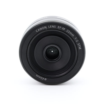 訳有品 CANON EF-M 22mm F2 STM レンズ キヤノン EF-Mマウント