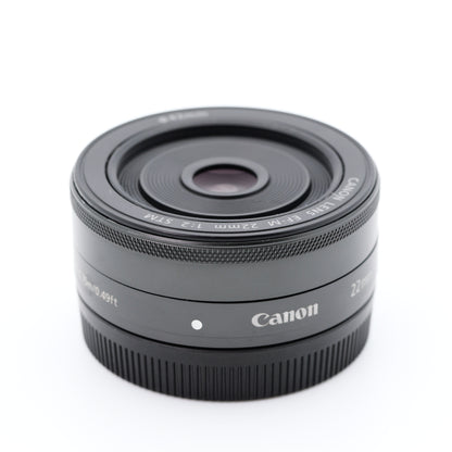 訳有品 CANON EF-M 22mm F2 STM レンズ キヤノン EF-Mマウント
