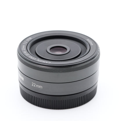 訳有品 CANON EF-M 22mm F2 STM レンズ キヤノン EF-Mマウント