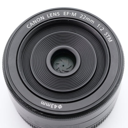 訳有品 CANON EF-M 22mm F2 STM レンズ キヤノン EF-Mマウント