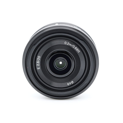 訳有品 SONY E 20mm F2.8 SEL20F28 レンズ ソニー Eマウント