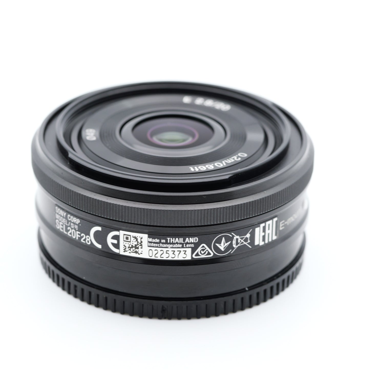訳有品 SONY E 20mm F2.8 SEL20F28 レンズ ソニー Eマウント