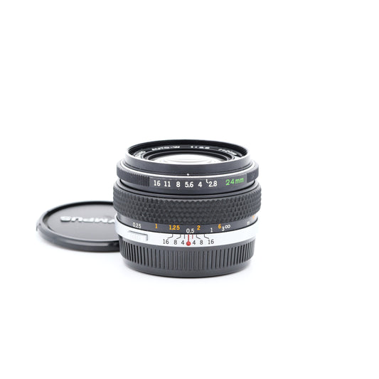 OLYMPUS H.ZUIKO AUTO-W 24mm F2.8 レンズ オリンパス OMマウント