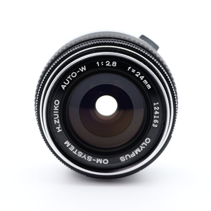 OLYMPUS H.ZUIKO AUTO-W 24mm F2.8 レンズ オリンパス OMマウント