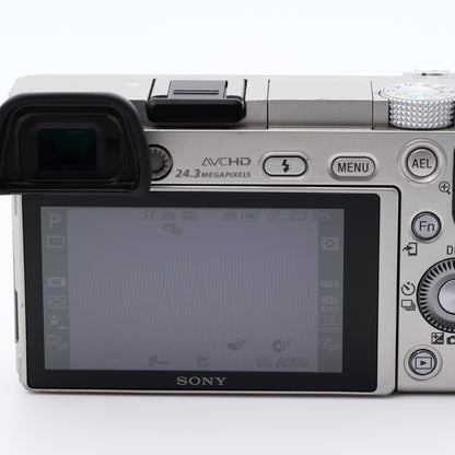 SONY α6000 ILCE-6000 シルバー ミラーレス一眼 ソニー Eマウント