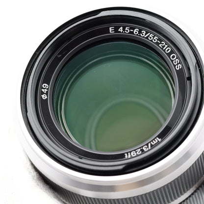 訳有品 SONY E 55-210mm F4.5-6.3 OSS SEL55210 シルバー レンズ ソニー Eマウント