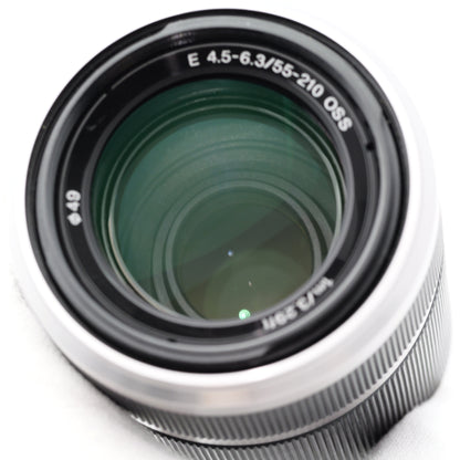 訳有品 SONY E 55-210mm F4.5-6.3 OSS SEL55210 シルバー レンズ ソニー Eマウント