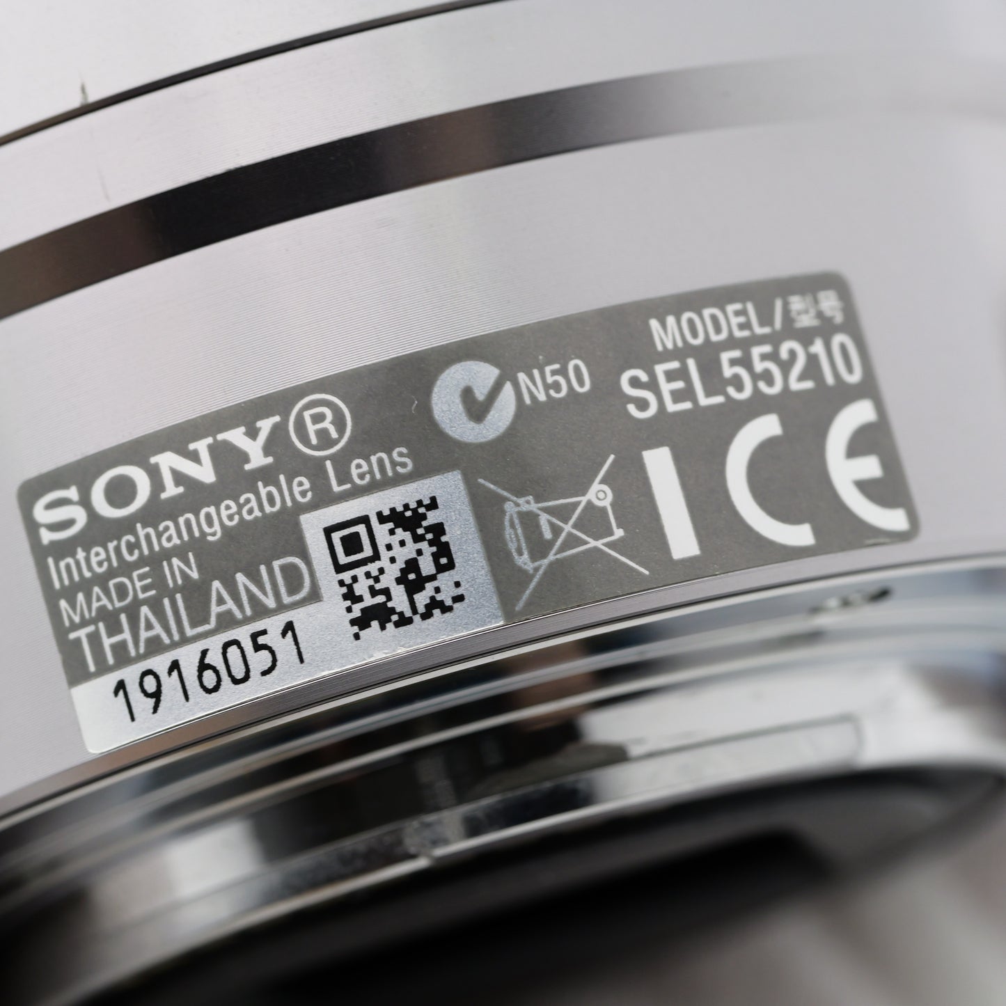 訳有品 SONY E 55-210mm F4.5-6.3 OSS SEL55210 シルバー レンズ ソニー Eマウント