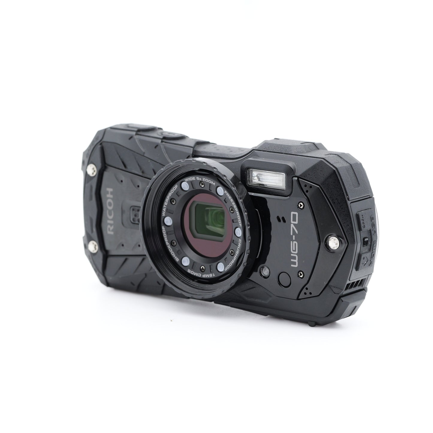 RICOH WG-70 ブラック コンパクトデジタルカメラ リコー