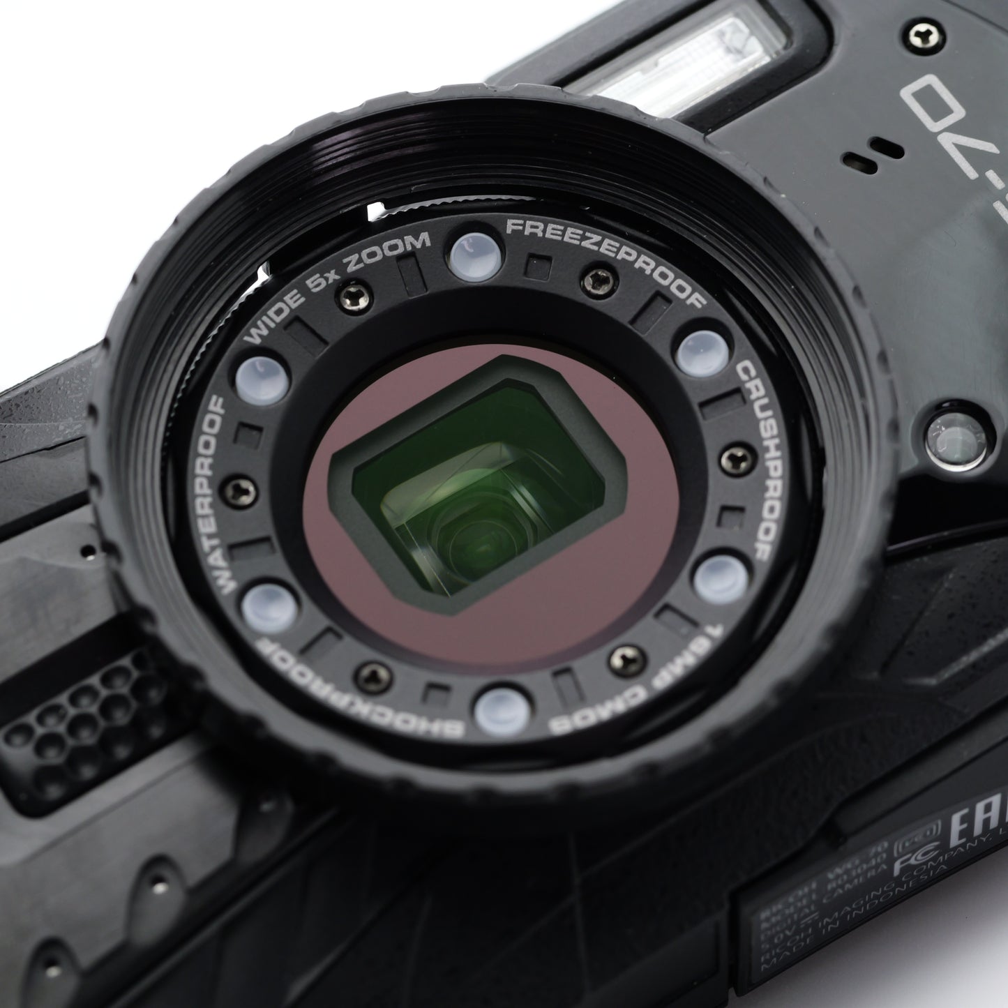 RICOH WG-70 ブラック コンパクトデジタルカメラ リコー