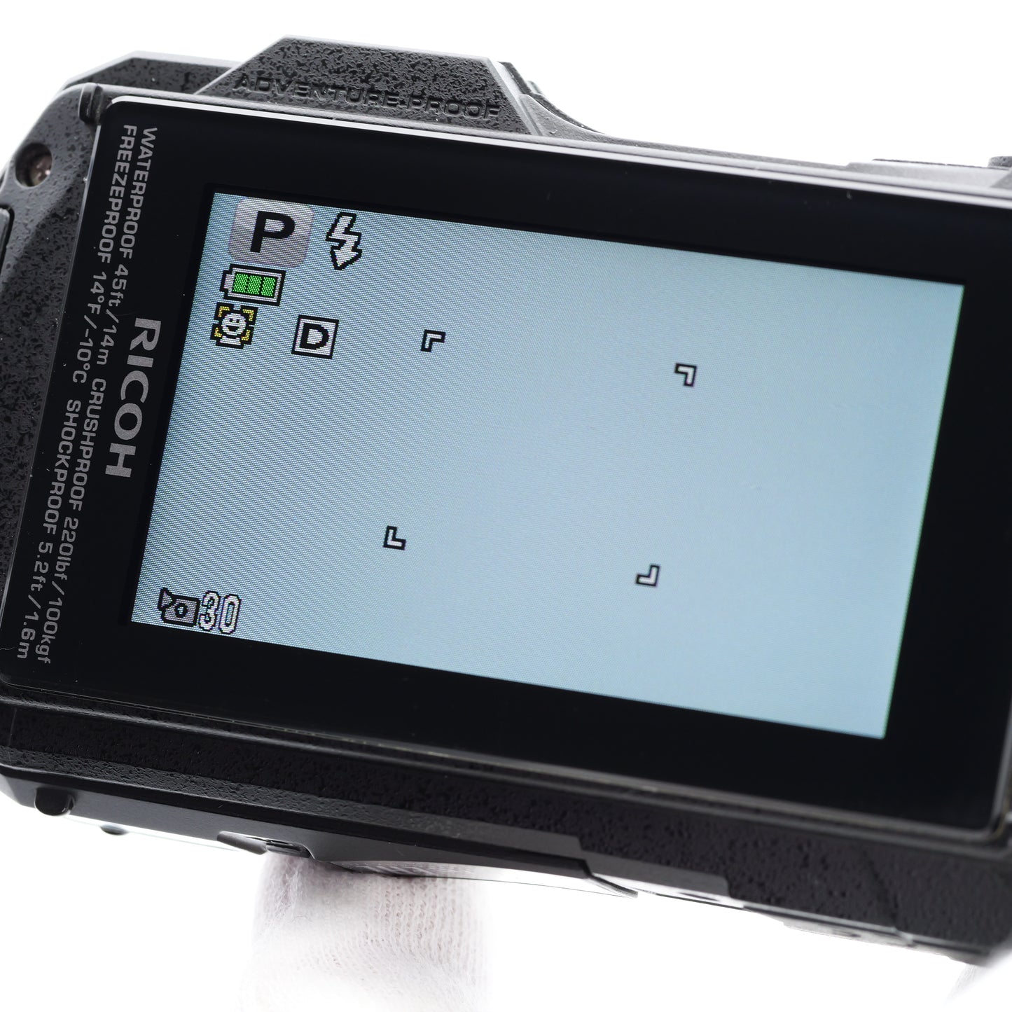 RICOH WG-70 ブラック コンパクトデジタルカメラ リコー