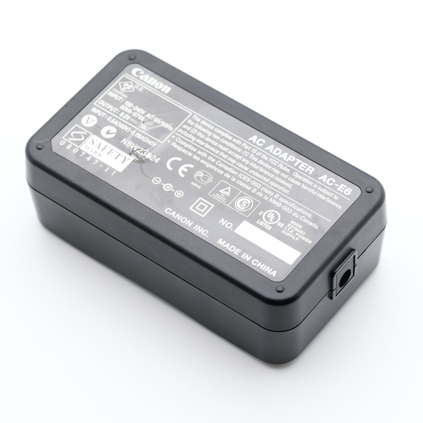 Canon ACK-E6 ACアダプター キヤノン