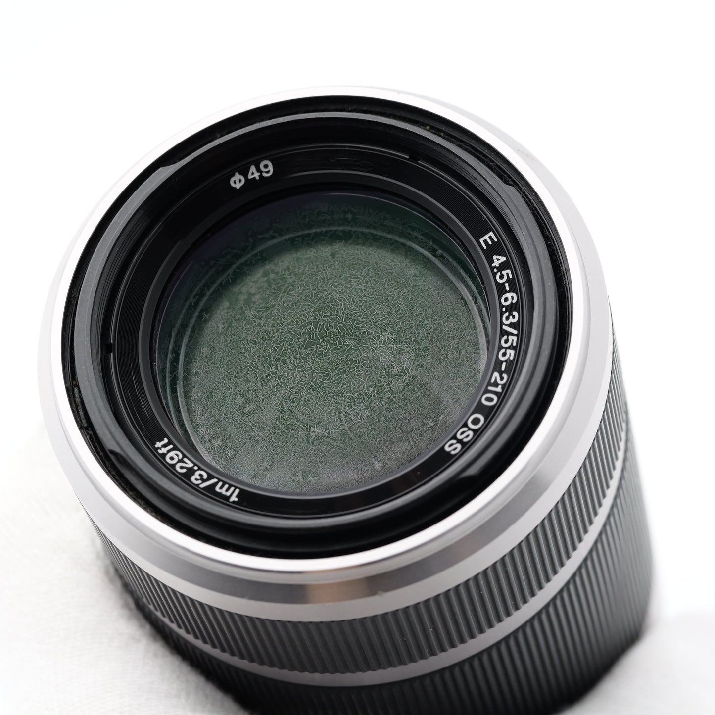 ジャンク SONY E 55-210mm F4.5-6.3 OSS SEL55210 シルバー レンズ ソニー Eマウント