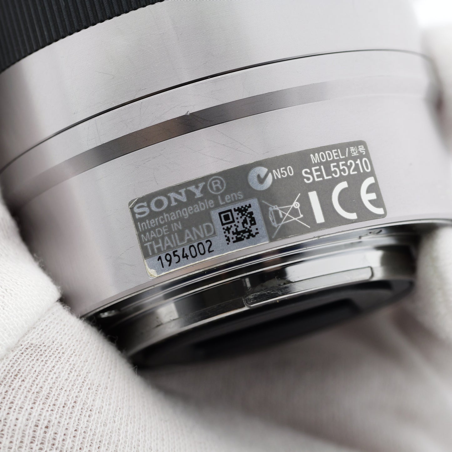 ジャンク SONY E 55-210mm F4.5-6.3 OSS SEL55210 シルバー レンズ ソニー Eマウント