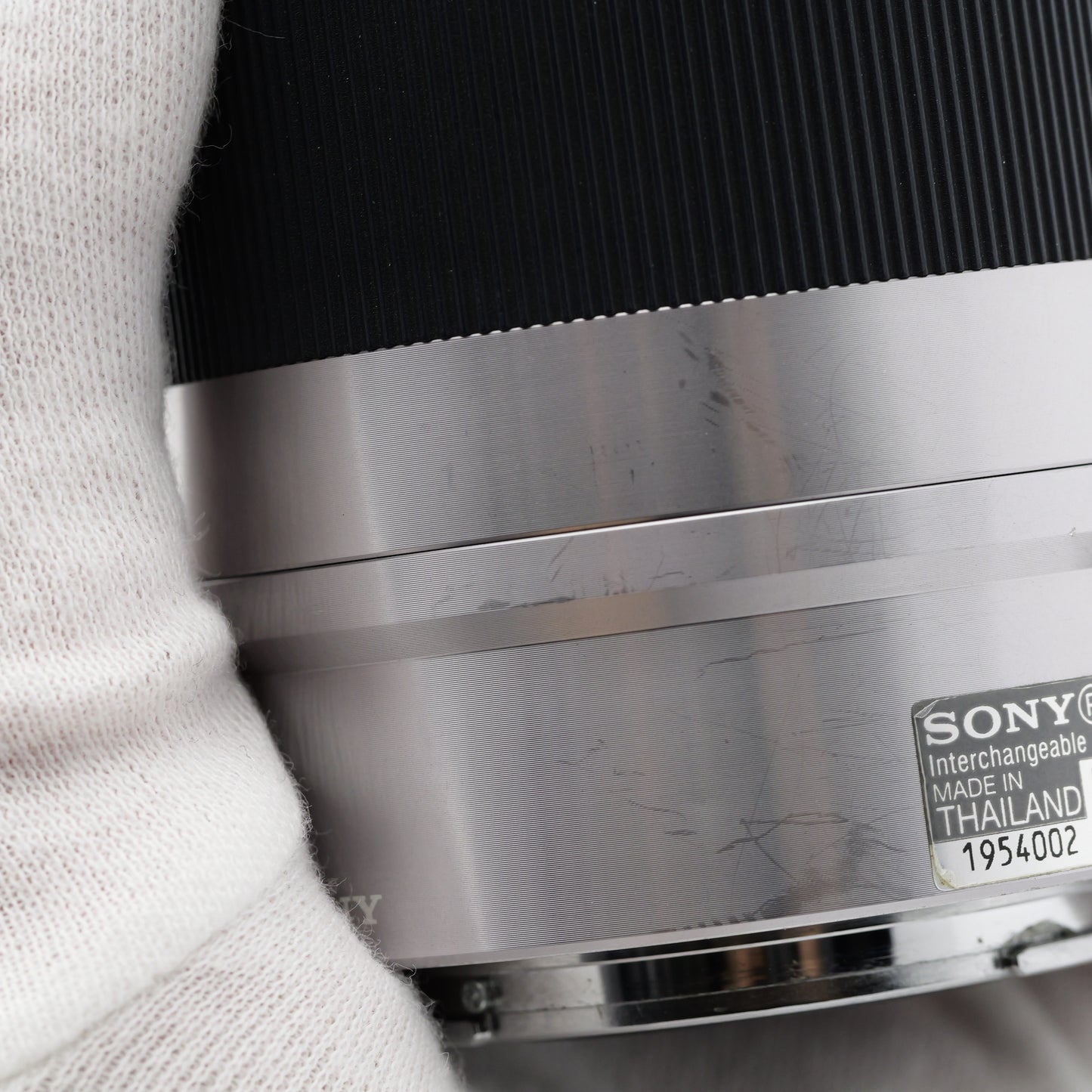 ジャンク SONY E 55-210mm F4.5-6.3 OSS SEL55210 シルバー レンズ ソニー Eマウント