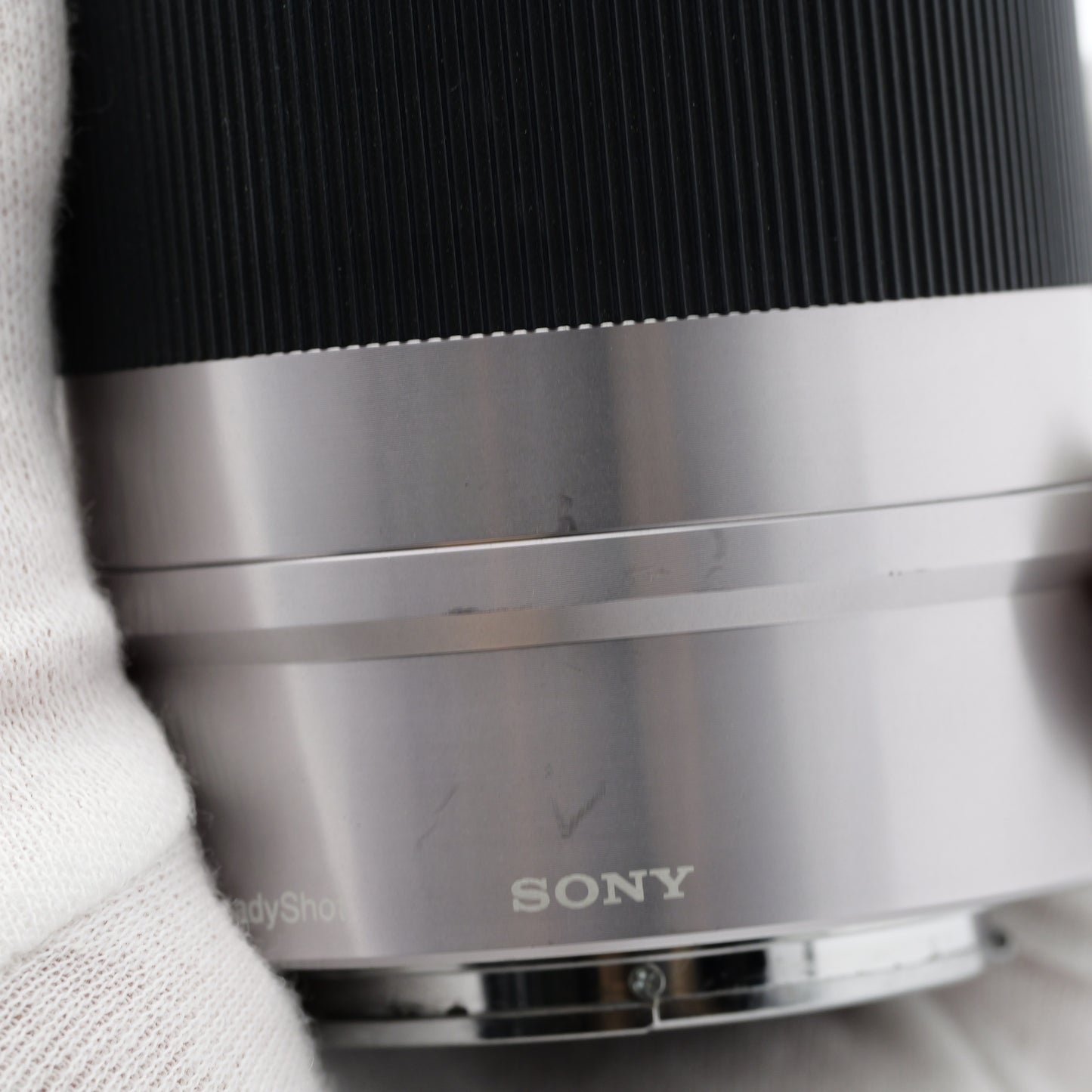 ジャンク SONY E 55-210mm F4.5-6.3 OSS SEL55210 シルバー レンズ ソニー Eマウント
