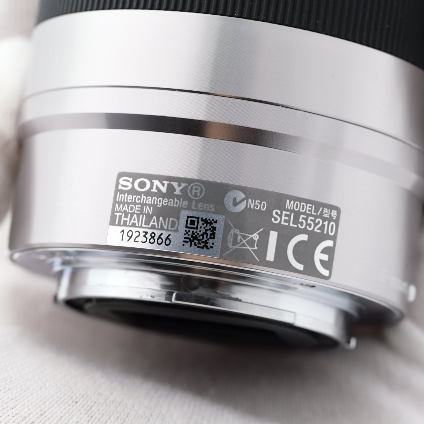 ジャンク SONY E 55-210mm F4.5-6.3 OSS SEL55210 シルバー レンズ ソニー Eマウント