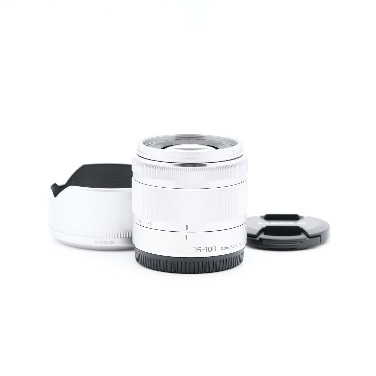 Panasonic 35-100mm F4-5.6 H-FS35100 シルバー レンズ パナソニック マイクロフォーサーズ