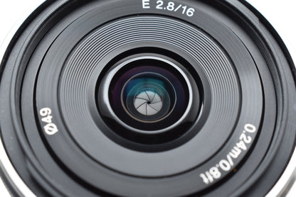 SONY E 16mm F2.8 SEL16F28 レンズ ソニー Eマウント