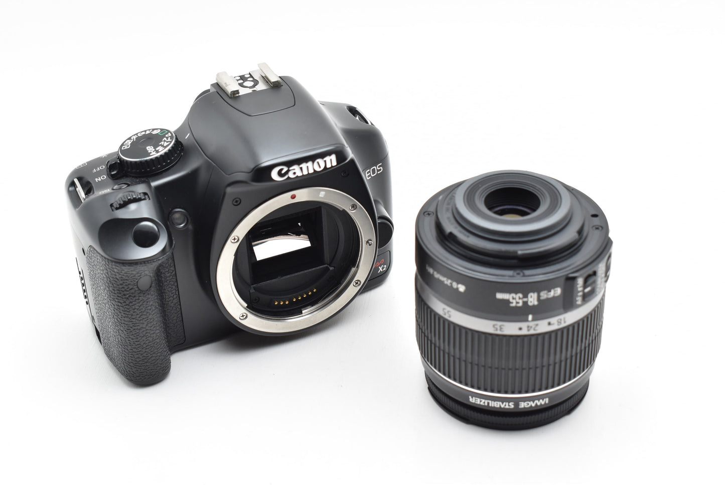 Canon EOS Kiss X2 EF-S 18-55mm F3.5-5.6 デジタル一眼レフ キヤノン EF/EF-Sマウント