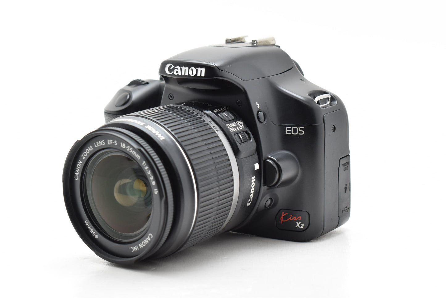 Canon EOS Kiss X2 EF-S 18-55mm F3.5-5.6 デジタル一眼レフ キヤノン EF/EF-Sマウント