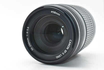 Canon EF-S 55-250mm F4-5.6 IS レンズ キヤノン EF-Sマウント