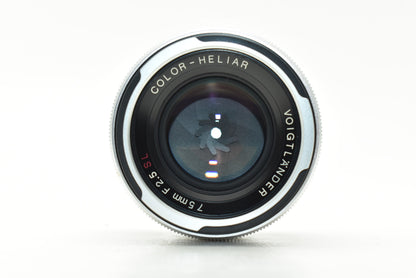 Voigtlander COLOR-HELIAR 75mm F2.5 SL レンズ ミノルタ MDマウント