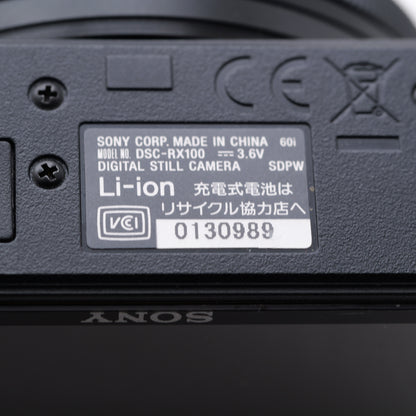 SONY DSC-RX100 コンパクトデジタルカメラ ソニー