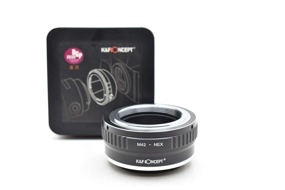 K&F Concept M42-NEX レンズアダプター ペンタックス M42 → ソニー Eマウント変換