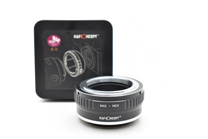 K&F Concept M42-NEX レンズアダプター ペンタックス M42 → ソニー Eマウント変換
