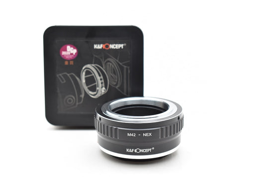 K&F Concept M42-NEX レンズアダプター ペンタックス M42 → ソニー Eマウント変換