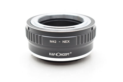 K&F Concept M42-NEX レンズアダプター ペンタックス M42 → ソニー Eマウント変換