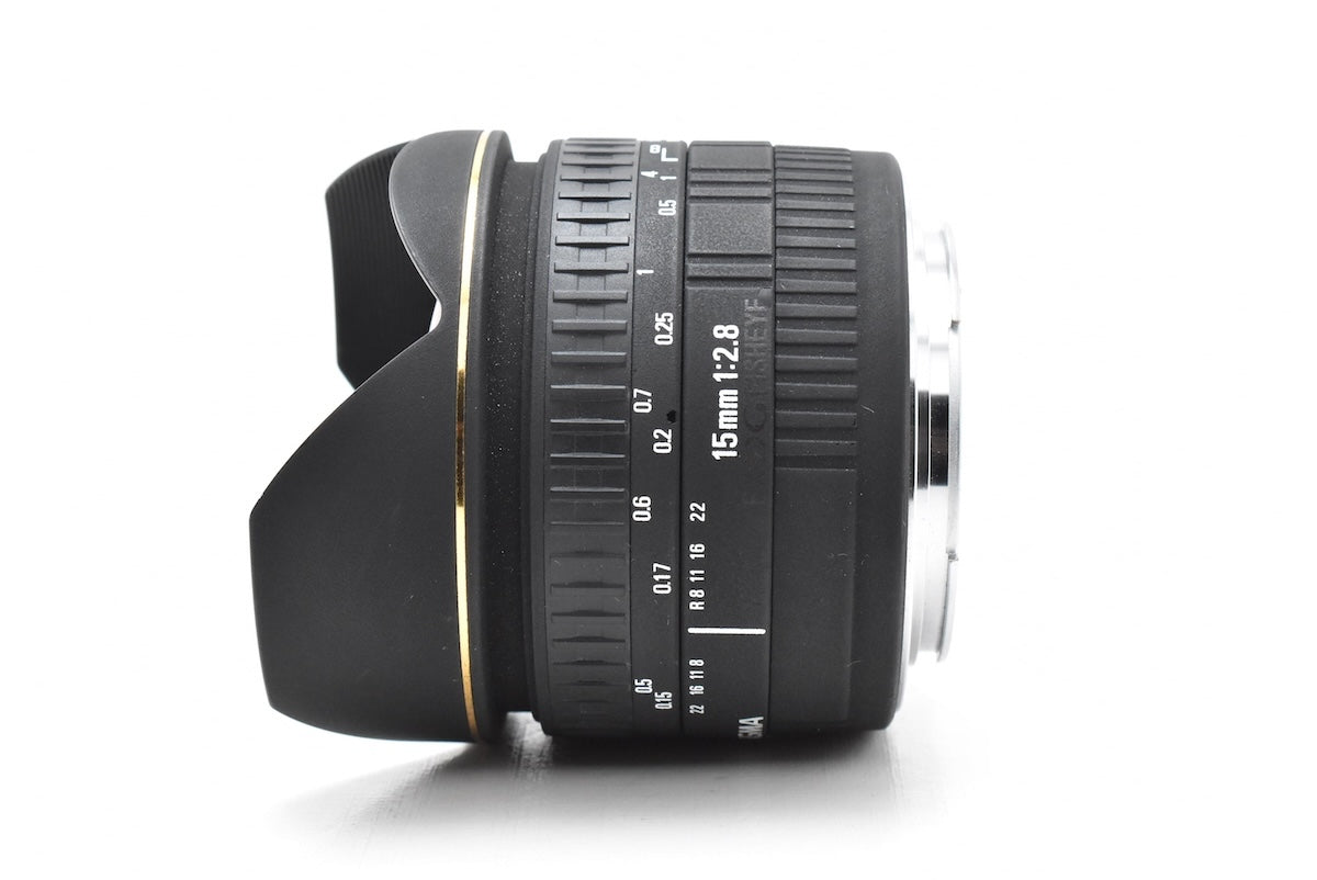 訳有品 SIGMA Canon 15mm F2.8 EX DG FISHEYE キヤノン レンズ EFマウント