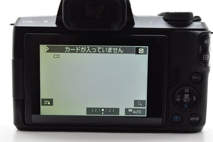 Canon EOS Kiss M EF-M 18-55mm 3.5-5.6 IS STM ミラーレス一眼 キヤノン EF-Mマウント