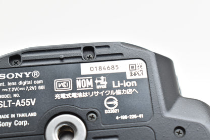 SONY α 55 SLT-A55V デジタル一眼レフ ソニーAマウント