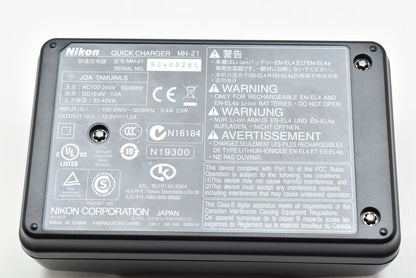 Nikon MH-21 EN-EL4a/EN-EL4用 バッテリーチャージャー ニコン