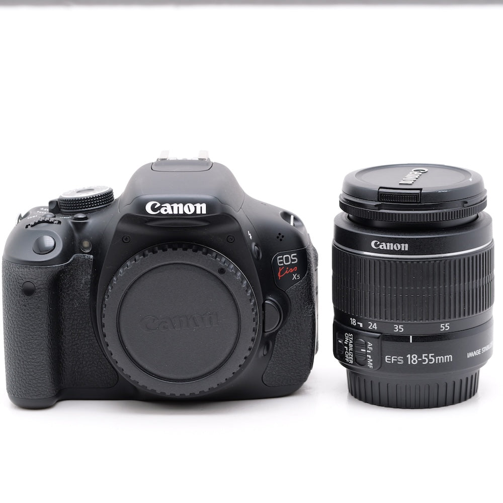 Canon EOS Kiss X5 EF 18-55mm F3.5-5.6 IS II レンズキット デジタル一眼レフ キヤノン EFマウント