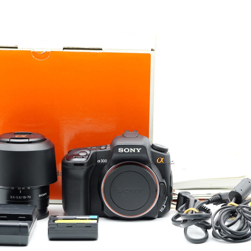 SONY α300 DT 18-70mm F3.5-5.6 DSLR-A300K デジタル一眼レフ ソニー Aマウント
