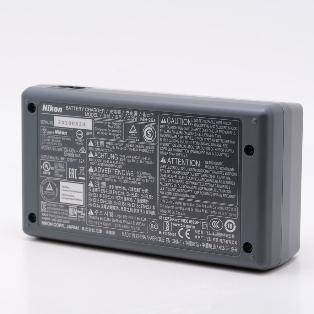 Nikon MH-26a EN-EL18/EN-EL18a/EN-EL18b/EN-EL18c 対応 充電器 ニコン