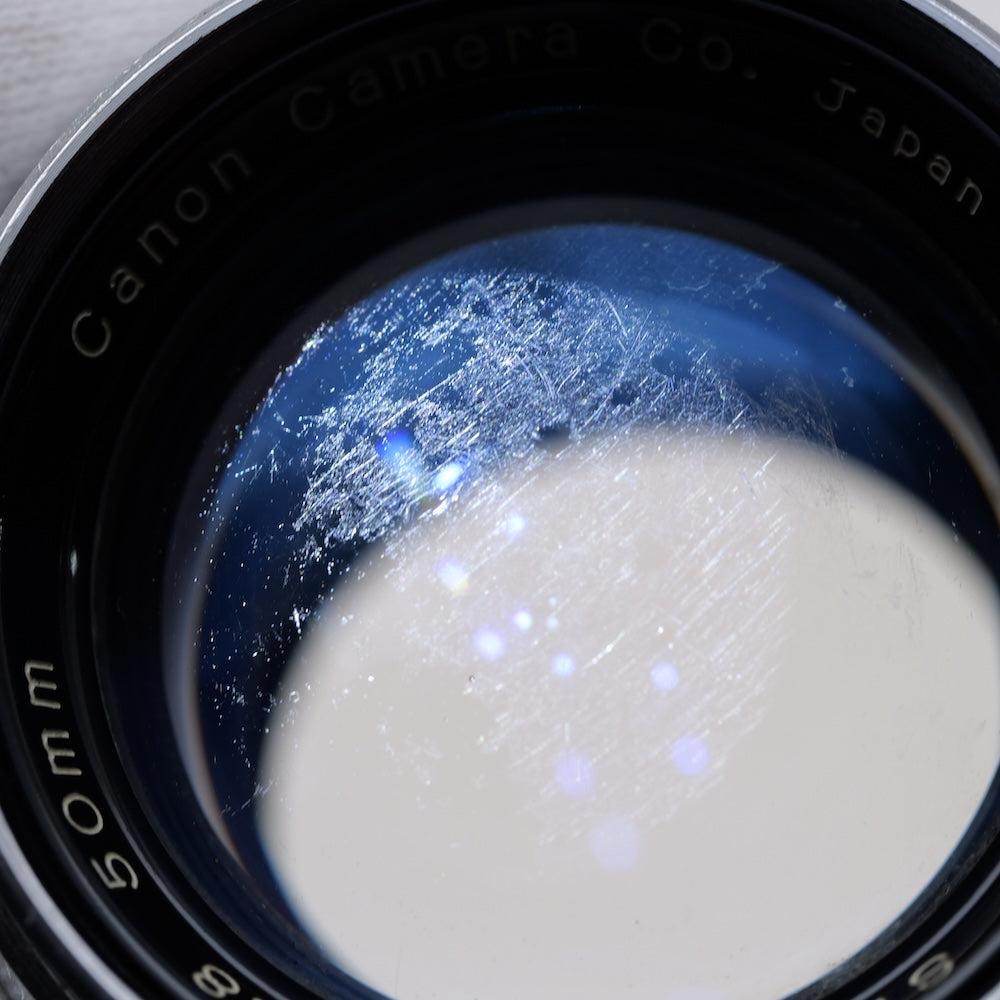 訳有品 Canon SERENAR 50mm F1.8 レンズ  L39マウント