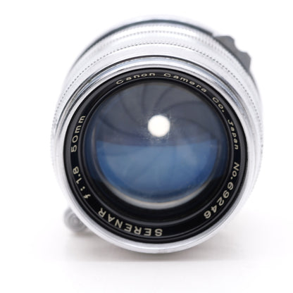 訳有品 Canon SERENAR 50mm F1.8 レンズ  L39マウント