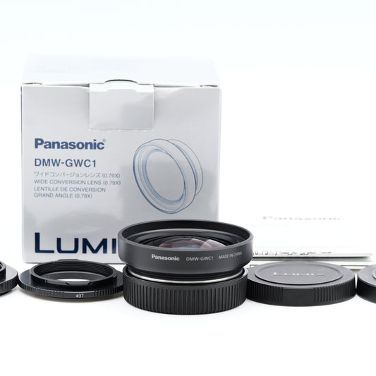 訳有品 Panasonic DMW-GWC1 0.79X ワイドコンバージョンレンズ パナソニック