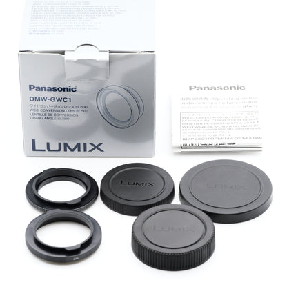 訳有品 Panasonic DMW-GWC1 0.79X ワイドコンバージョンレンズ パナソニック